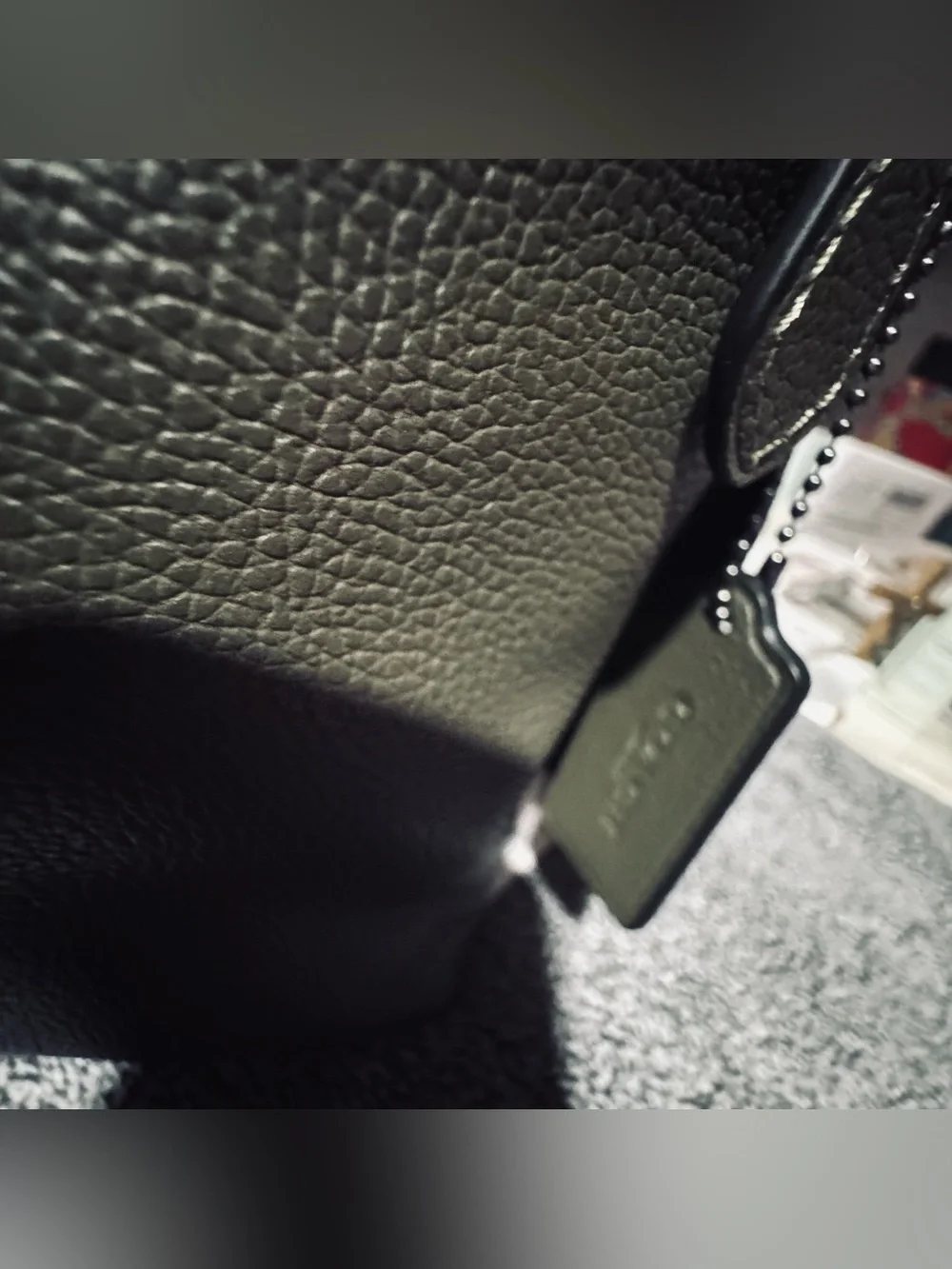 Coach Men’s Messenger Bag in Olive Green Leather